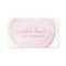 Pink Watercolor Gold Circle