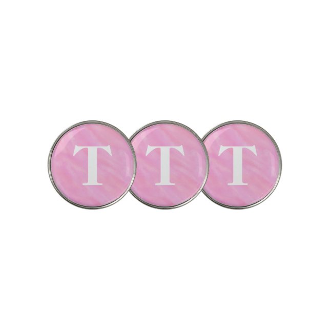 Pink Watercolor Golf Ball Markers (3 Up)