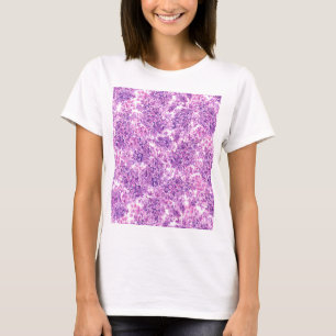 Pink watercolor lilac flowers T-Shirt