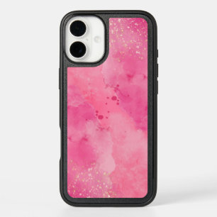 Pink Watercolor Linktree iPhone 16 Plus Case