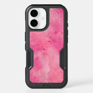 Pink Watercolor Linktree iPhone 16 Case