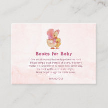 Pink Watercolor Little Ducking Girl Books for Baby