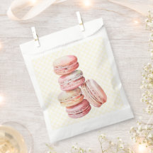 Pink Watercolor Macaron