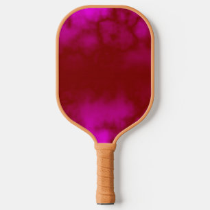 Pink watercolor marble pattern pickleball paddle