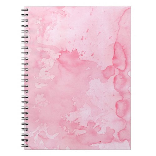 Pink Watercolor Notebook