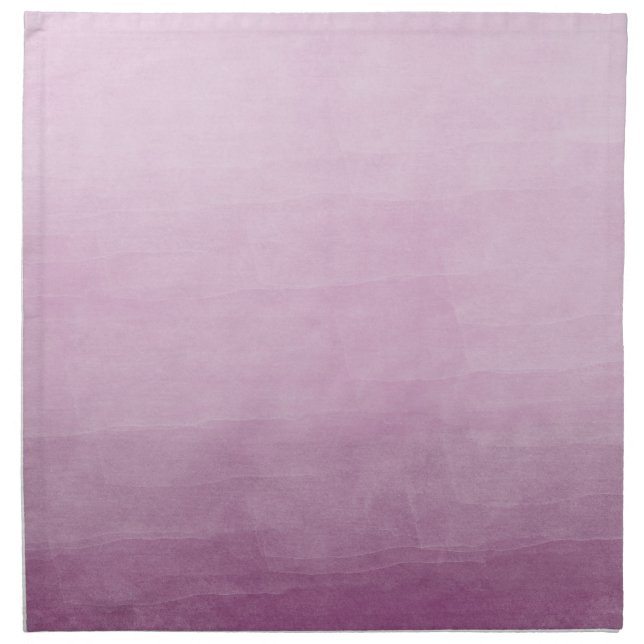 Pink Watercolor Ombre Cloth Napkin (Front)