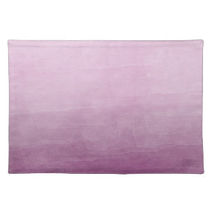 Pink Watercolor Ombre Cloth Placemat