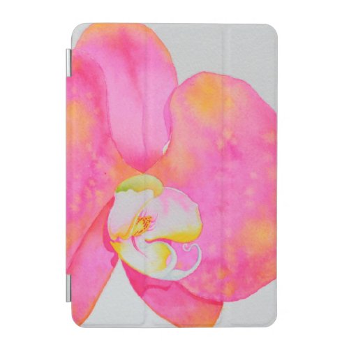 Pink watercolor Orchid painting iPad Mini Cover