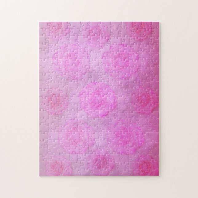 PINK Watercolor roses Jigsaw Puzzle (Vertical)