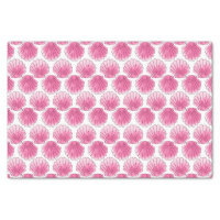 Pink Watercolor Seashell Tissue Paper
