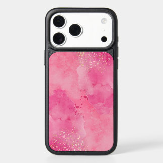 Pink Watercolor Splash Abstract Phone Case