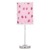 Pink Watercolor Strawberry Lamp (Back)