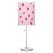Pink Watercolor Strawberry Lamp (Right)