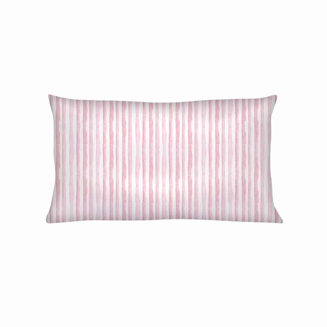 Pink Watercolor Stripes Pillow Case (Creator Uploaded)