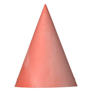 Pink watercolor style party hat