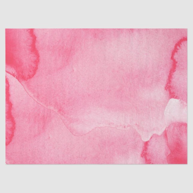 Pink Watercolor Tissue Paper (Front)