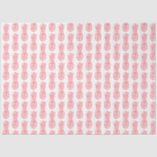 Pink Watercolor Tropical Pineapple Tissue Paper