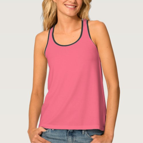 Pink Watermelon all over print tank top
