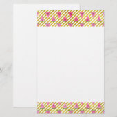 Pink Watermelon and Yellow Stripe Summer Pattern (Front/Back)