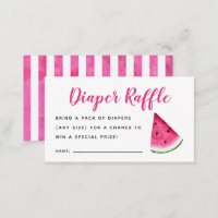 Trendy, Pink, Tropical Tutti Frutti Baby Shower Invitation