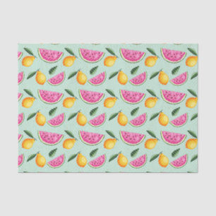 Pink Watermelon & Lemons (Design 29 Pink Series) Tissue Paper