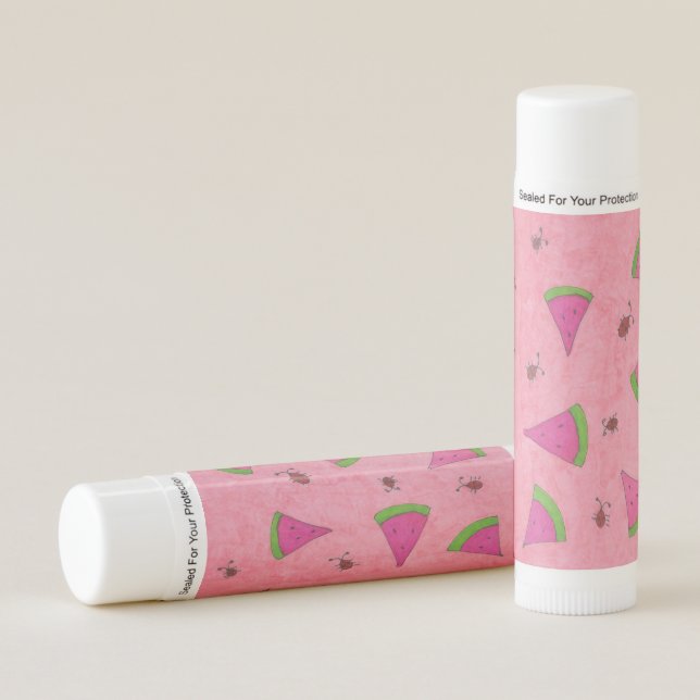 Pink Watermelon Lip Balm (Front)