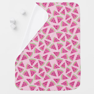 Pink Watermelon pattern Baby Blanket