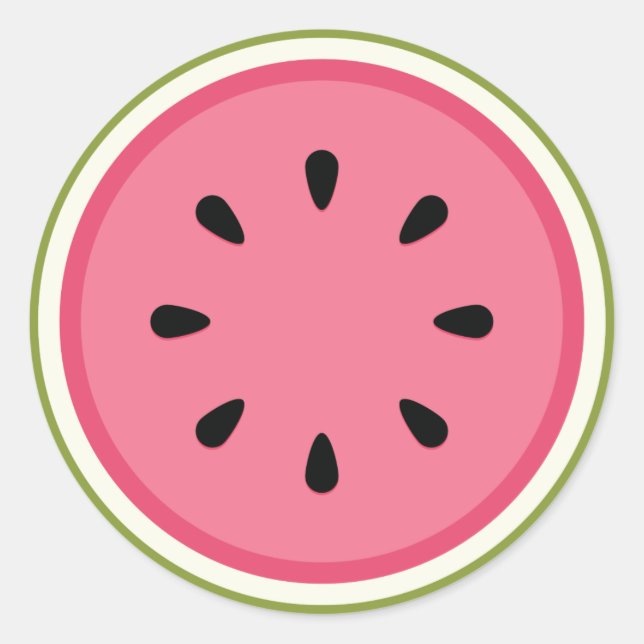 Pink Watermelon Sticker (Front)