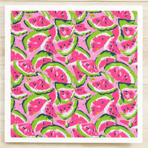 Pink Watermelon / Summer Fruit Party / Pool Party Napkins