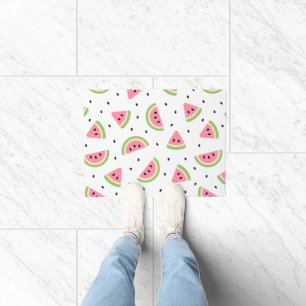 Pink Watermelons, Watermelon Seeds, Summer Pattern Doormat