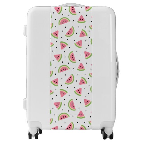 Pink Watermelons Watermelon Seeds Summer Pattern Luggage