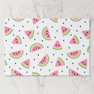 Pink Watermelons, Watermelon Seeds, Summer Pattern Paper Pad