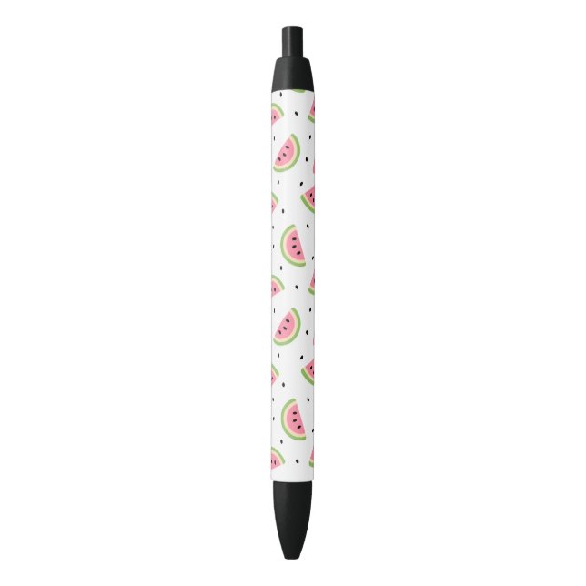 Pink Watermelons, Watermelon Seeds, Summer Pattern Pen (Front Vertical)