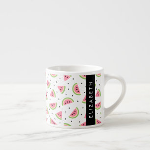 Pink Watermelons, Watermelon Seeds, Your Name Espresso Cup