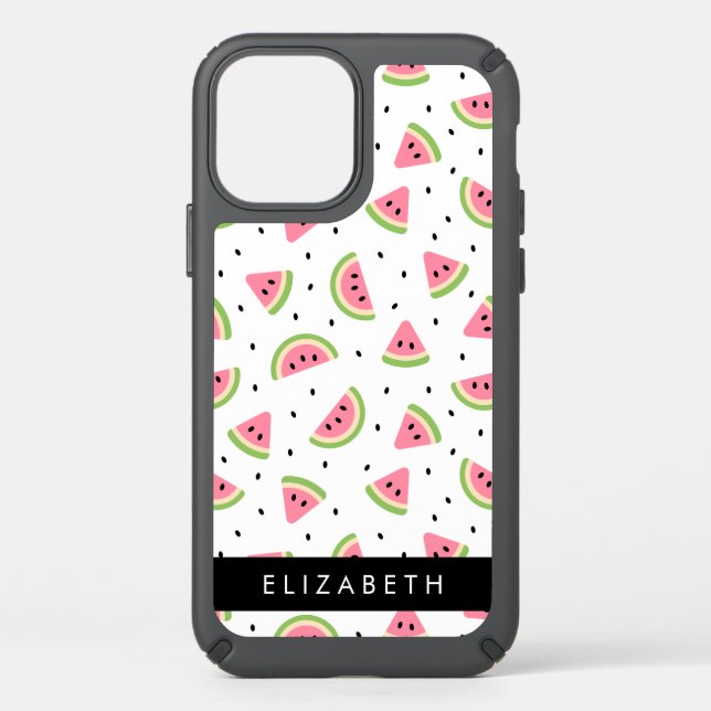 Pink Watermelons, Watermelon Seeds, Your Name Speck iPhone 12 Case (Front)