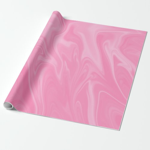 Pink Waves Painting  Best minimal abstract art Wrapping Paper
