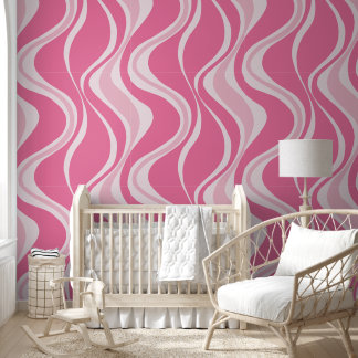 Pink Waves Wallpaper