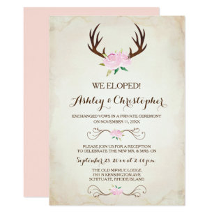 we got married invitations