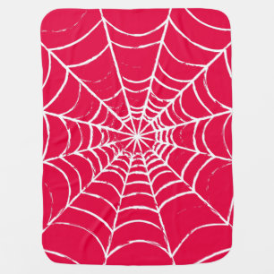 Pink Web Baby Blanket