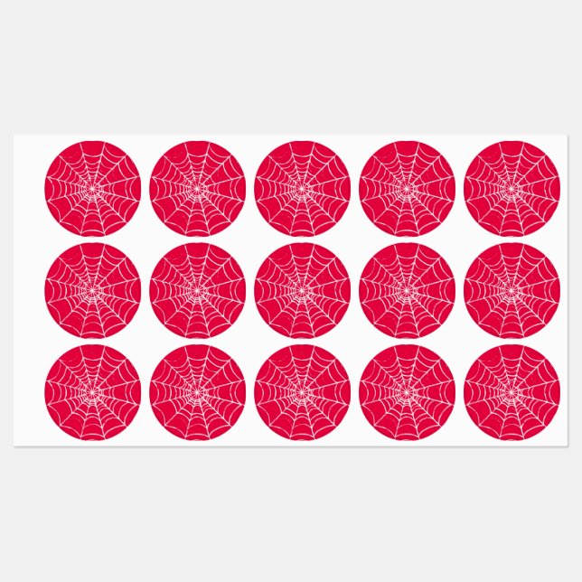 Pink Web Labels (Sheet)