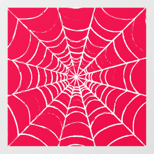 Pink Web Wall Decal