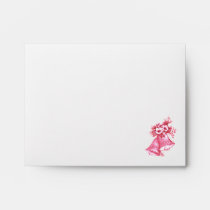 Pink Wedding Bells Envelope