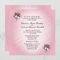 Pink Wedding Bells Invitation