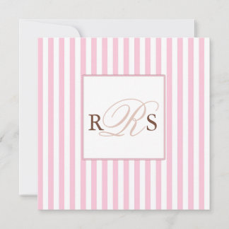 Pink Wedding Invitation