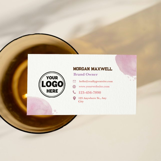 Pink Wedding Organizer QR Code Business Card (Pink Wedding Organizer QR Code Business Card)