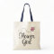 Pink Wedding Party Flower Girl Gift Tote Bag
