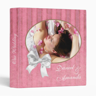 Pink Wedding Photo Album Binder