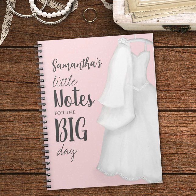 Pink Wedding Planner Stylish Custom Notebook (Creator Uploaded)