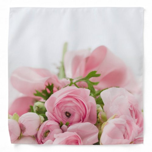 Pink Wedding Roses Bandana