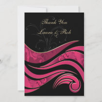 pink wedding ThankYou Cards